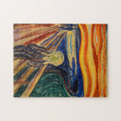 Edvard Munch - Der Schrei 1910 Puzzle (Horizontal)