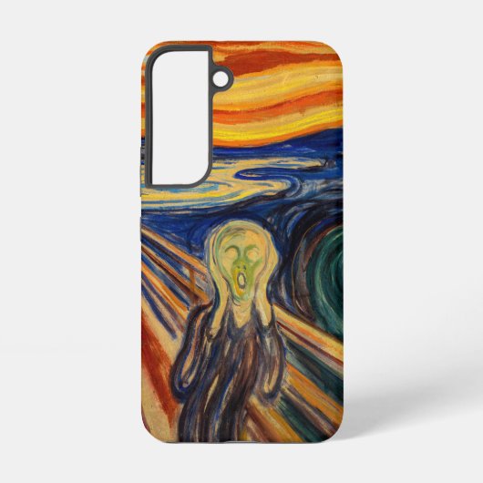 Edvard Munch - Der Schrei 1910 Samsung Galaxy Hülle (Rückseite)