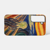 Edvard Munch - Der Schrei 1910 Samsung Galaxy Hülle (Rückseite (Horizontal))