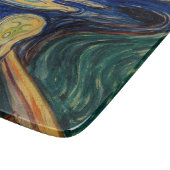 Edvard Munch - Der Schrei 1910 Schneidebrett (Ecke)