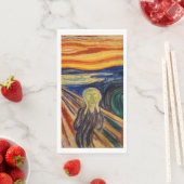 Edvard Munch - Der Schrei 1910 Serviette (Beispiel)