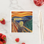 Edvard Munch - Der Schrei 1910 Serviette (Beispiel)
