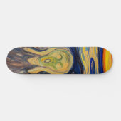 Edvard Munch - Der Schrei 1910 Skateboard (Horizontal)
