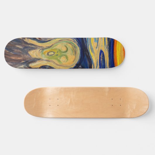 Edvard Munch - Der Schrei 1910 Skateboard (Horizontal)