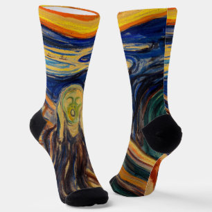 Edvard Munch - Der Schrei 1910 Socken