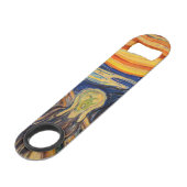 Edvard Munch - Der Schrei 1910 Speed Flaschenöffner (Vorderseite Schrägansicht)