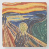 Edvard Munch - Der Schrei 1910 Steinuntersetzer (Vorderseite)