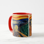 Edvard Munch - Der Schrei 1910 Tasse (Vorderseite Links)