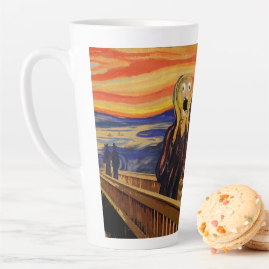 Edvard Munch Der Schrei Ausgeflippt Milchtasse (Beispiel)