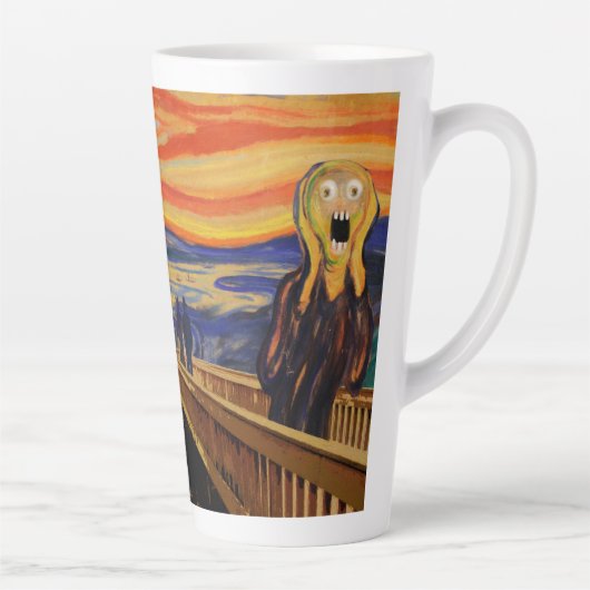 Edvard Munch Der Schrei Ausgeflippt Milchtasse (Rechts)