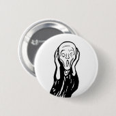 Edvard Munch der Schrei Button (Vorne & Hinten)