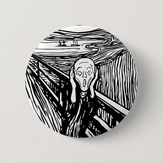 Edvard Munch der Schrei Button (Vorderseite)