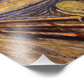 Edvard Munch - Der Schrei Fotodruck (Ecke)