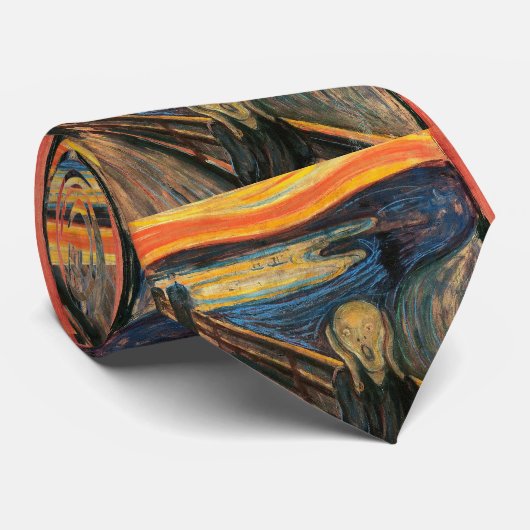 Edvard Munch, "Der Schrei" Krawatte (Gerollt)