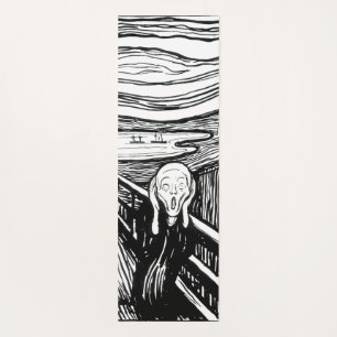 Edvard Munch - Der Schrei Lithographie Yogamatte