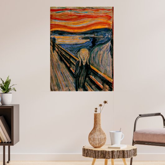 Edvard Munch - Der Schrei Poster (Wohnzimmer 3)