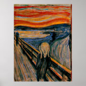 Edvard Munch - Der Schrei Poster (Vorne)