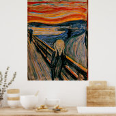 Edvard Munch - Der Schrei Poster (Küche)