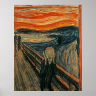 Edvard Munch - Der Schrei Poster