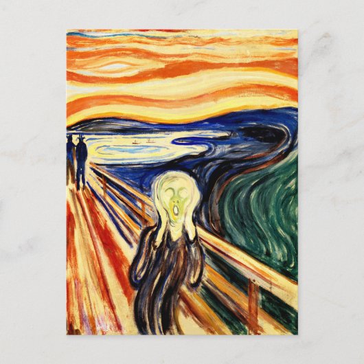 Edvard Munch der Schrei Postkarte (Vorderseite)