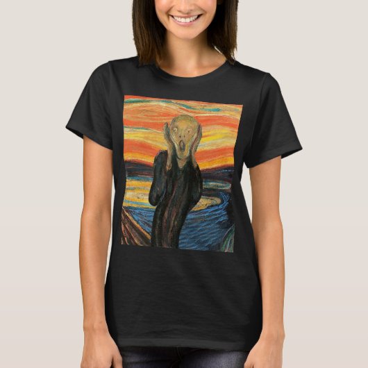 Edvard Munch, "Der Schrei" T-Shirt (Vorderseite)
