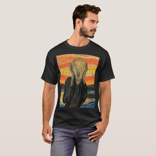 Edvard Munch, "Der Schrei" T-Shirt (Vorne ganz)
