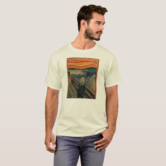 Edvard Munch - der Schrei T-Shirt (Vorne ganz)