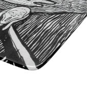 Edvard Munch - Der schreiende Lithograph Schneidebrett (Ecke)