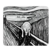Edvard Munch - Der schreiende Lithograph Schneidebrett (Vorderseite)