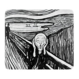 Edvard Munch - Der schreiende Lithograph Schneidebrett