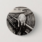 Edvard Munch der Scream Lithograph Print berühmt Button (Vorderseite)