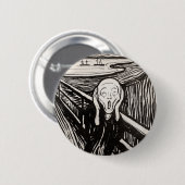 Edvard Munch der Scream Lithograph Print berühmt Button (Vorne & Hinten)