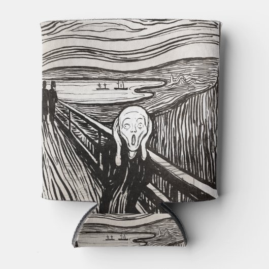 Edvard Munch der Scream Lithograph Print berühmt Dosenkühler (Vorderseite)