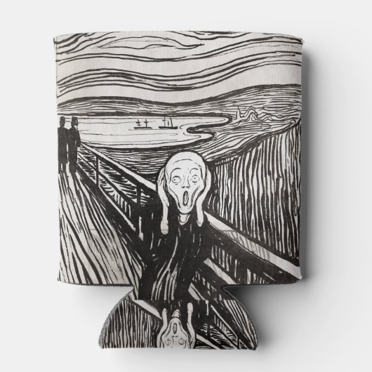 Edvard Munch der Scream Lithograph Print berühmt Dosenkühler (Rückseite)