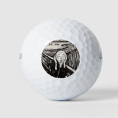 Edvard Munch der Scream Lithograph Print berühmt Golfball (Vorderseite)