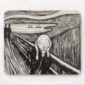 Edvard Munch der Scream Lithograph Print berühmt Mousepad (Vorne)