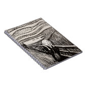 Edvard Munch der Scream Lithograph Print berühmt Notizblock (Rechte Seite)