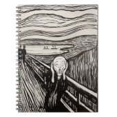 Edvard Munch der Scream Lithograph Print berühmt Notizblock (Vorderseite)