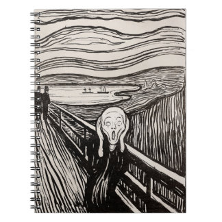 Edvard Munch der Scream Lithograph Print berühmt Notizblock