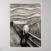 Edvard Munch der Scream Lithograph Print berühmt Poster (Vorne)