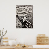 Edvard Munch der Scream Lithograph Print berühmt Poster (Küche)