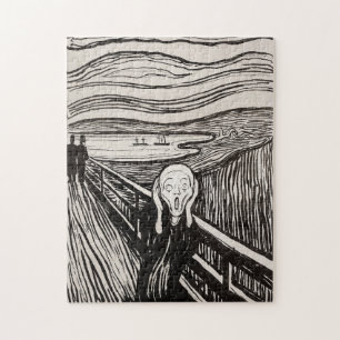 Edvard Munch der Scream Lithograph Print berühmt Puzzle