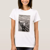 Edvard Munch der Scream Lithograph Print berühmt T-Shirt (Vorderseite)