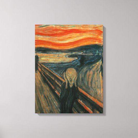 Edvard Munch der Scream-Malerei Leinwanddruck (Vorderseite)
