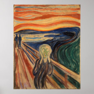 Edvard Munch der Scream-Malerei Poster
