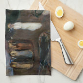 Edvard Munch - Der Sturm Geschirrtuch (Viertel Falte)