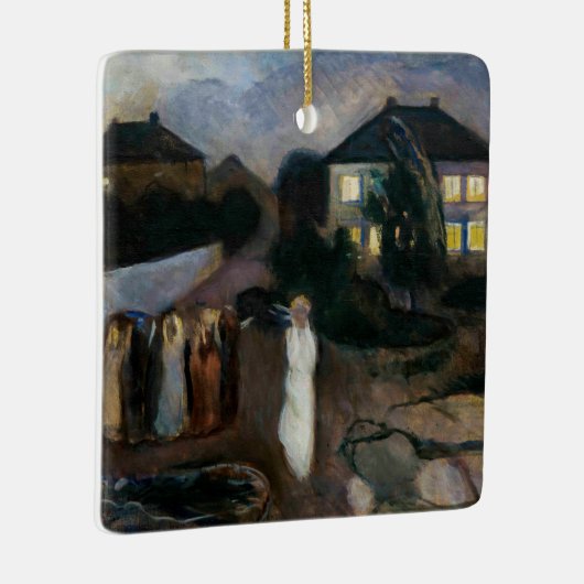 Edvard Munch - Der Sturm Keramikornament (Rechts)
