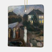 Edvard Munch - Der Sturm Keramikornament (Links)