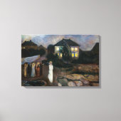 Edvard Munch - Der Sturm Leinwanddruck (Vorderseite)