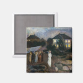 Edvard Munch - Der Sturm Magnet (Vorderseite/Rückseite)